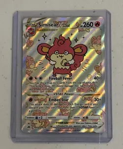 Simisear VSTAR GG37/GG70 Crown Zenith: Galarian Gallery Holo Pokemon Tcg Nm - Image 1
