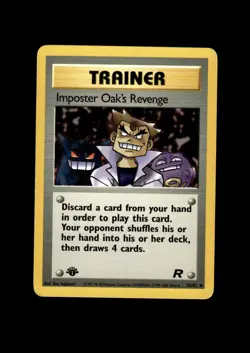 2000 Pokemon TR 1st Edition: # 76 Imposter Oaks Revenge NM-MT OR BETTER - Image 1
