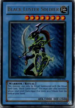 Black Luster Soldier SYE-024 Yugioh MP-HP - Image 1