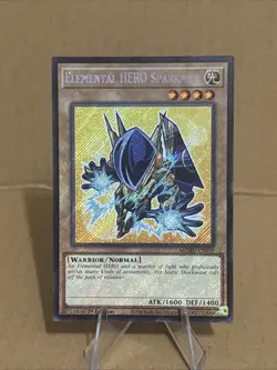 Yugioh Elemental HERO Sparkman Chibi Art MZMU-EN059 1st Edition NM - Image 1