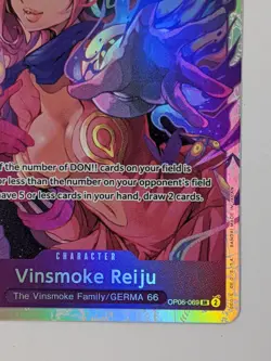 Vinsmoke Reiju OP06-069 SR PRB-01 Premium Booster English ONE PIECE Foil - Image 5