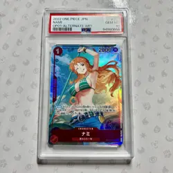 PSA 10 Nami Alt Art OP01-016 R Rare Romance Dawn One Piece Card Japanese - Image 1