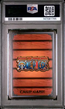 2002 Japanese One Piece CCG Usopp & Luffy BA-W02 PSA 8 NM-MT Battle of Alabasta - Image 4