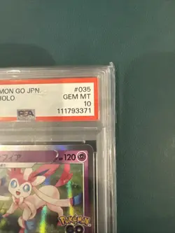 PSA 10 - 2022 POKEMON GO JAPANESE 035 SYLVEON-HOLO - Image 5