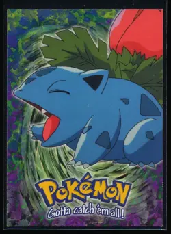 1999 Topps Pokemon Ivysaur #E2 of 12 Stage 2 Movie Edition Black Topps Logo - Image 1