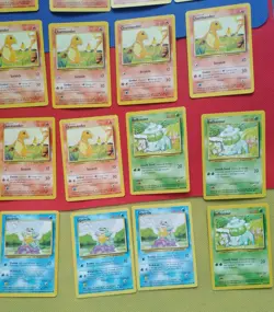 23 x Pokemon Base Set 1999 Bulbasaur, Squirtle, Charmander Bundle Job Lot - Image 3