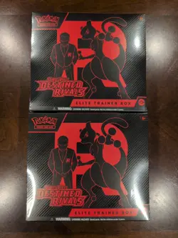 Pokemon TCG - Destined Rivals Elite Trainer Box x2 - New And Sealed - Image 1