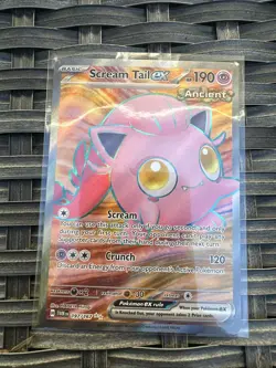 Pokemon TCG Twilight Masquerade Scream Tail ex 197/167 Ultra Rare Full Art NM - Image 1