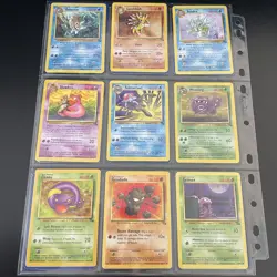 🔥Complete Common Uncommon Fossil set Pokemon Cards 1999 WOTC🔥 - Image 2
