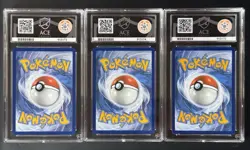 Pokemon Klink/Klang/Klinklang Black Bolt Sequential ACE 9 Graded Cards - Image 2