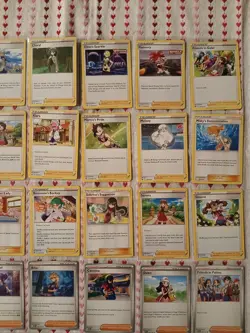 Pokemon TCG All Female Supporter Card Lot ×34 (No Duplicates) - Image 3