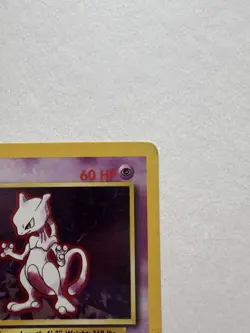 Mewtwo 10/102 Holo Rare Base Set 1999 Pokemon Card – Vintage WOTC Pokemon TCG - Image 5
