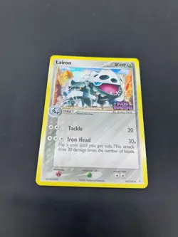 Pokemon Card - Lairon Holon Phantoms 45/110 Reverse Holo Stamped - Image 1