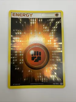 Fighting Energy 106/106 EX Emerald Holo Rare Pokemon Card - Image 3
