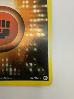 Fighting Energy 106/106 EX Emerald Holo Rare Pokemon Card - Image 5