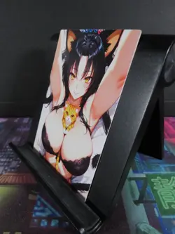 Kuroka High School DxD Custom Art Card NM Anime Sexy Waifu Collectible - Image 2
