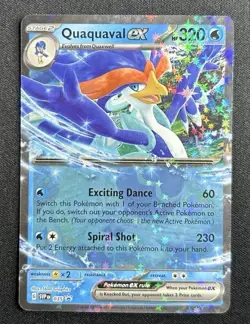Pokemon TCG Quaquaval ex 035 Sv: Scarlet & Violet Promo Cards Holo - Image 1