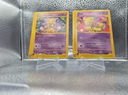 Abra & Alakazam 33 93 165 Rare Non Holo Pokemon Cards 2002 - Image 2