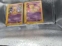 Abra & Alakazam 33 93 165 Rare Non Holo Pokemon Cards 2002 - Image 3