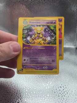 Abra & Alakazam 33 93 165 Rare Non Holo Pokemon Cards 2002 - Image 4