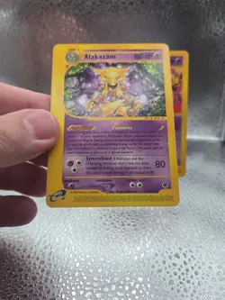 Abra & Alakazam 33 93 165 Rare Non Holo Pokemon Cards 2002 - Image 5