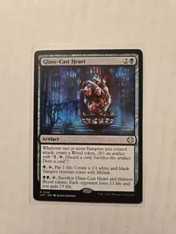 Glass-Cast Heart - Lost Caverns of Ixalan Commander - LP - Rare - Artifact - Image 1