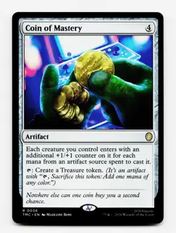 Coin of Mastery [Commander: Teenage Mutant Ninja Turtles] MTG TMC 0038 NM - Image 3