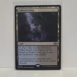 Wizards Polluted Delta Rare Land Regular Modern Horizons 3 English - Image 1