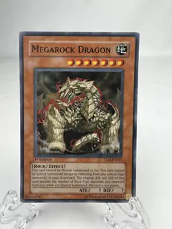 YUGIOH! Megarock Dragon TLM-EN015 Ultimate Rare 1st Edition NM-LP - Image 1