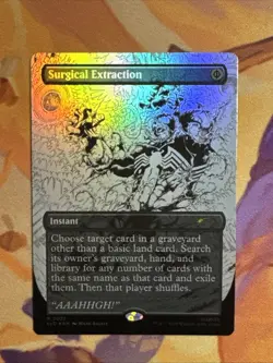 Surgical Extraction (2022) (Rainbow Foil) Secret Lair Drop Foil - Image 1