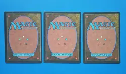 Magic MTG FBB JAPANESE FIRE ELEMENTAL X 3 VLP/EX U 4th Edition 1996 Nice!! - Image 3