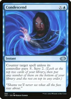 NM Condescend, MTG, Jumpstart 2022, Magic the Gathering, 282 - Image 1
