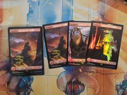 222x MTG Magic The Gathering Full Art Foil Land Lot - Final Fantasy Lands - NM - Image 4