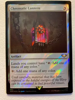 MTG 1x SURGE FOIL Chromatic Lantern 232 Warhammer 40000 Magic Gathering x1 NM - Image 1