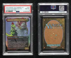 Classic Dinosaur Itzquinth Firstborn of Gishath Foil Magic LCI PSA 8 - Image 3