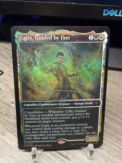MTG FOIL Calix, Guided by Fate(#076) Showcase - March of the Machine - Image 1