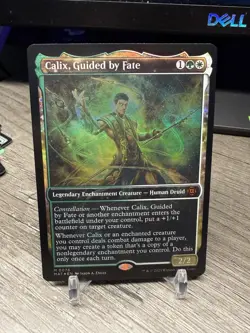 MTG FOIL Calix, Guided by Fate(#076) Showcase - March of the Machine - Image 2
