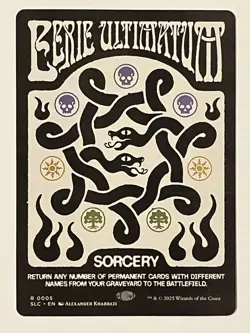 Eerie Ultimatum Secret Lair Countdown Encyclopedia Kit Non-Foil MTG NM - Image 1