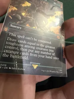 Last March Of The Ents Brand New Mint MTG LOOK! Borderless Full Art. MAGIC - Image 2