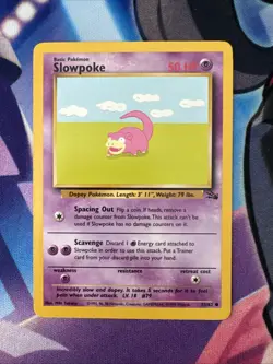 Pokemon TCG - Slowpoke 55/62 Fossil Regular Unlimited - LP - Image 1