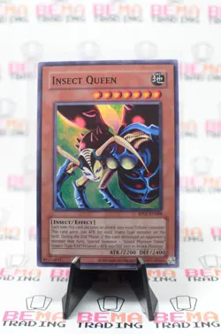 Yugioh! Insect Queen RP02-EN088 Super Rare 2020 Reprint Near Mint - Image 1