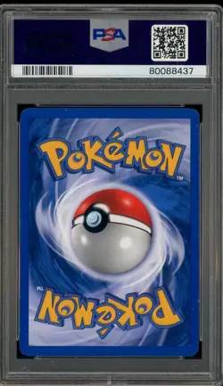 2001 Pokemon Neo Revelation Double Holo Error #8 Houndoom Holo PSA 8 - Image 2