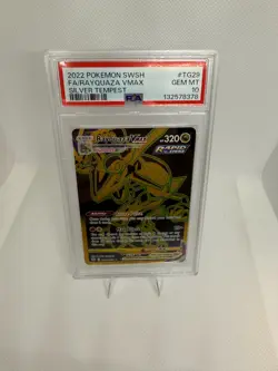 💎 2022 Pokemon SWSH Silver Tempest #TG29 FA Rayquaza VMax PSA 10 GEM MINT 💎 - Image 1