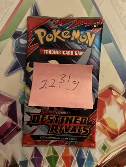 (VERY HEAVY) 22.31g Pokemon TCG Destined Rivals Booster Pack (SEALED)✅ - Image 2
