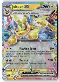 Jolteon ex - 030/131 Prismatic Evolutions NM - Image 1