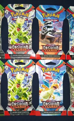 Pokemon TCG Sleeved Booster Pack Lot Of 12. - Image 3