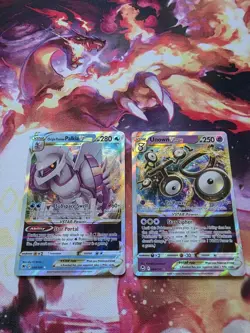 Pokemon VSTAR Lot X2 Origin Forme Palkia VSTAR 040/189 Unown VSTAR 066/195 NM - Image 3