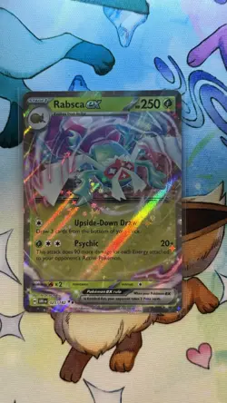 Rabsca EX 025/182 Double Rare Holo Sv: Destined Rivals Pokemon TCG Card 2025 - Image 1