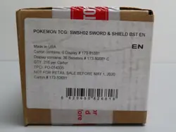 2020 Pokemon Sword & Shield Rebel Clash Factory Sealed Booster Box Case - Image 1