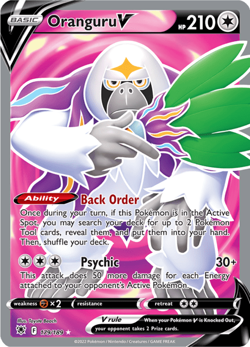 Oranguru V Full Art 179/189 Ultra Rare Astral Radiance Pokemon TCG Near Mint - Image 1